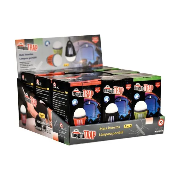 Antimosquitos y lámpara portátil "2 en 1" MIB6