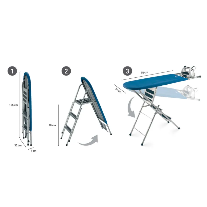 Tabla de planchar + escalera multifunción Mod....