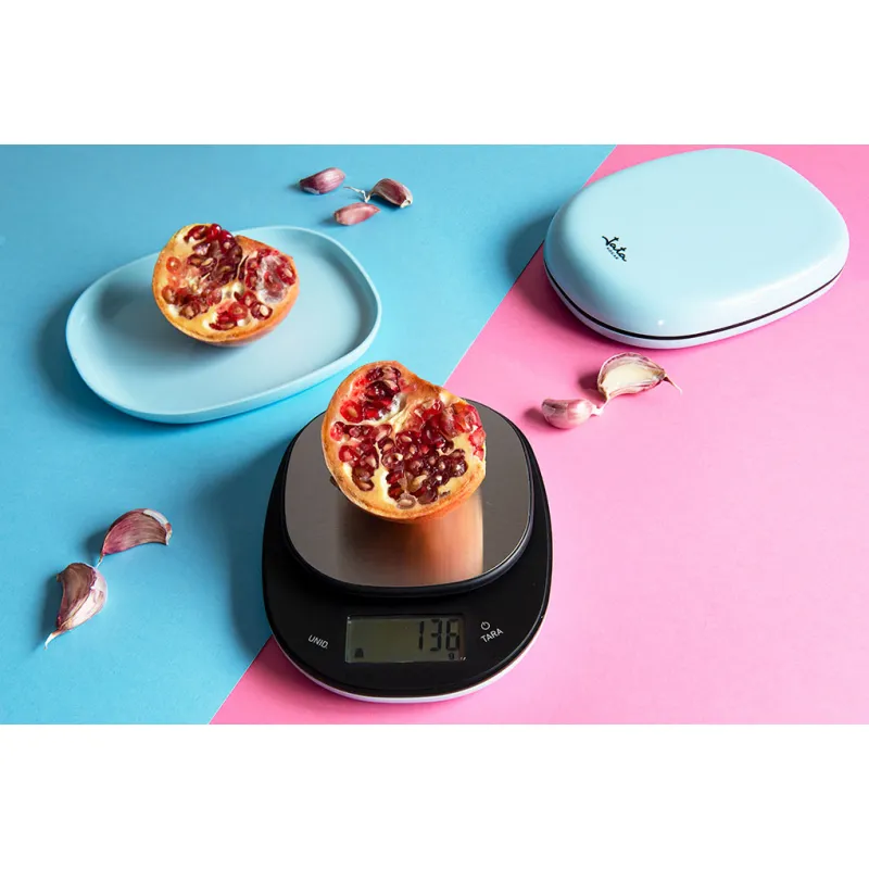 Báscula de cocina de diseño con tapa 5kg HBAL1202