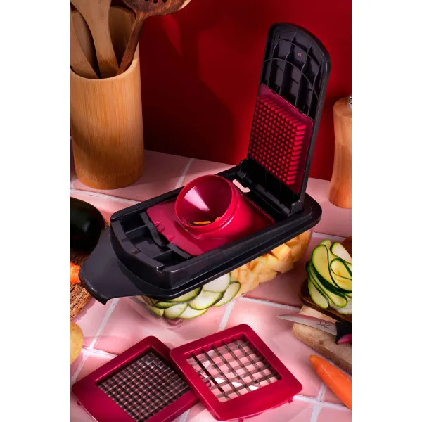 Multicortador espagueti con recipiente y cuchillas intercambiables HMAQ4504