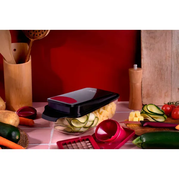 Multicortador espagueti con recipiente y cuchillas intercambiables HMAQ4504
