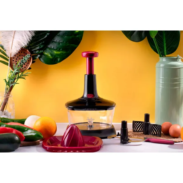 Picadora, batidora y exprimidor manual HMAQ4505