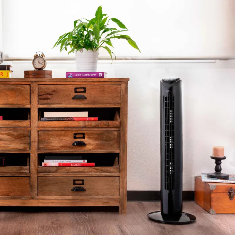 Ventilador Torre Ultrasilencioso con mando a...