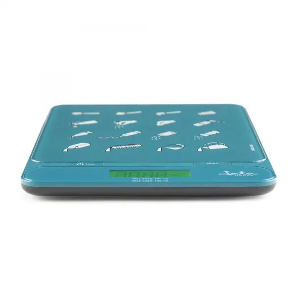 Báscula de cocina electrónica 20 kg USB sin pilas HBAL1204