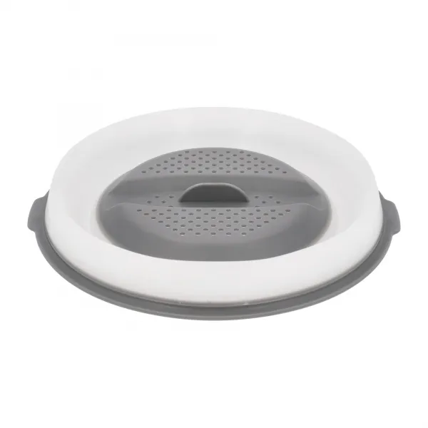 Tapa microondas multiusos plegable: vaporera, tapa y escurre verduras HACC4530