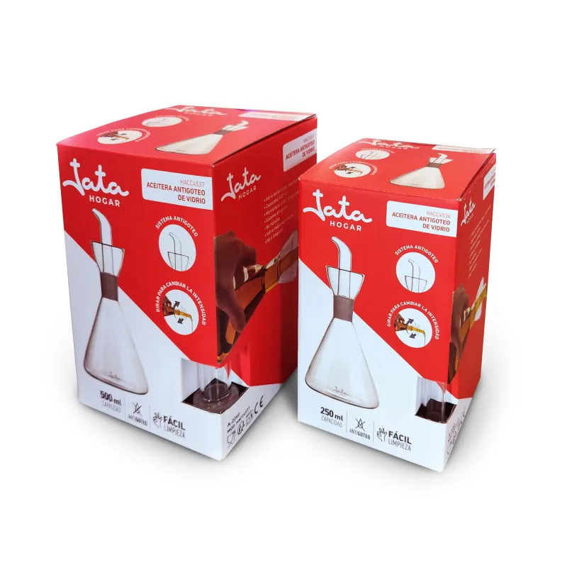 Aceitera antigoteo de vidrio HACC4537