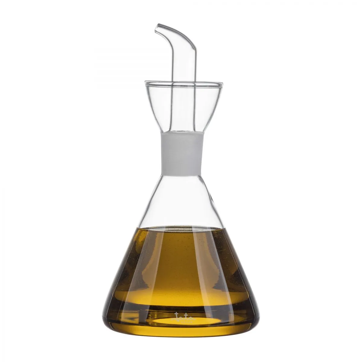 Aceitera de vidrio transparente. Sistema antigoteo. También ideal para  Flavored y Spiced Aceites