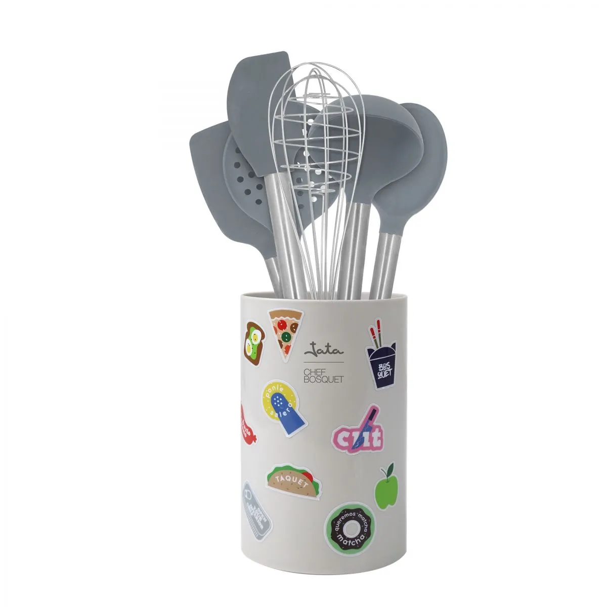 PACK SET UTENSILIOS COCINA + BALANCE FOOD ECO Báscula de cocina - Create