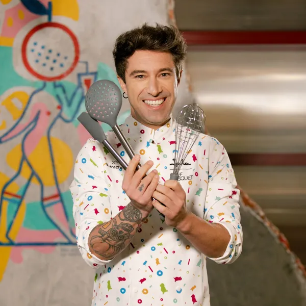 Set de utensilios con soporte ed. especial Chef Bosquet | Jata HACC5460