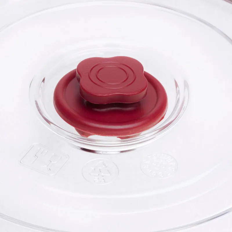 Pack de 3 recipientes redondos de vidrio...