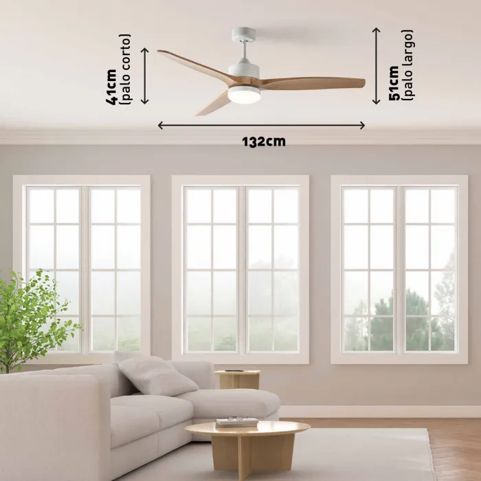 Ventilador de techo silencioso JVTE4232 2