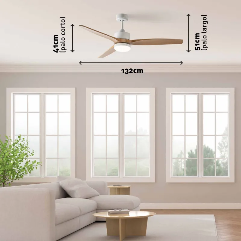 Ventilador de techo silencioso JVTE4232
