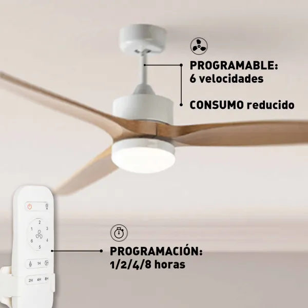 Ventilador de techo silencioso JVTE4232