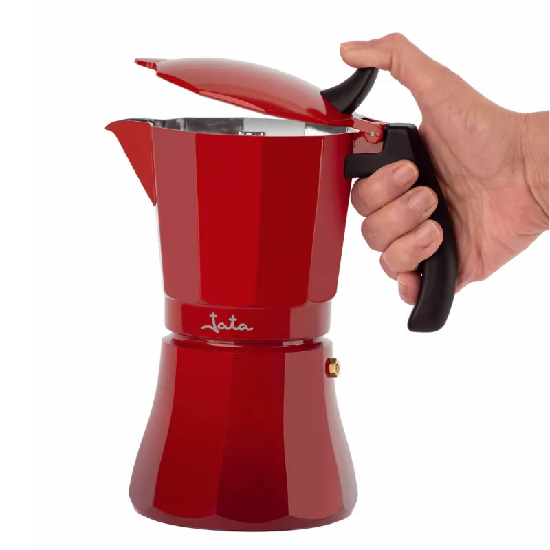 Cafetera de inducción roja vulcano HCAF2006 /...