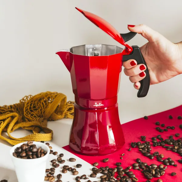 Cafetera de inducción roja vulcano HCAF2006 / HCAF2009 / HCAF2012