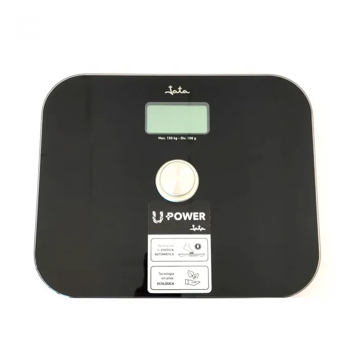 Báscula de baño electrónica ecológica sin pilas HBAS1499 2