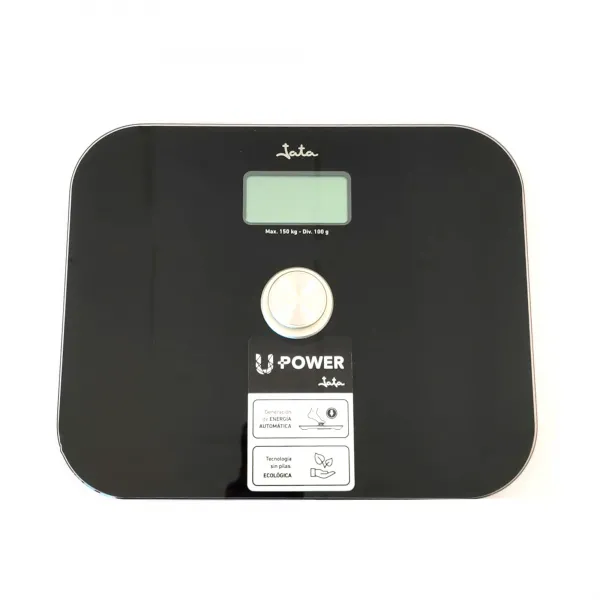 Báscula de baño electrónica ecológica sin pilas HBAS1499