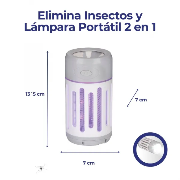 Antimosquitos y linterna dos en uno MELI0120