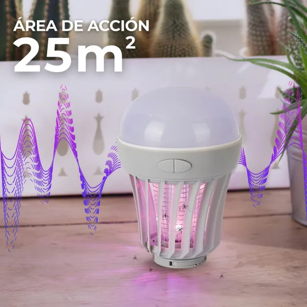 Antimosquitos y lámpara portátil 2 en 1 MELI0320