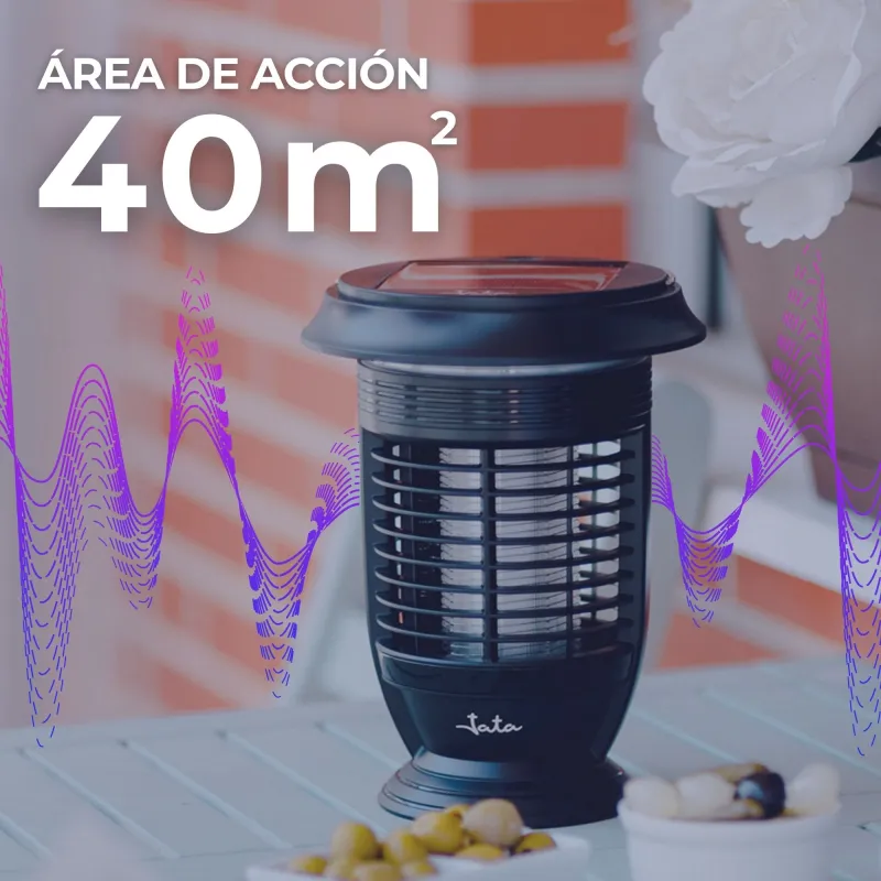 Antimosquitos y lámpara solar 2 en 1 MELI0420