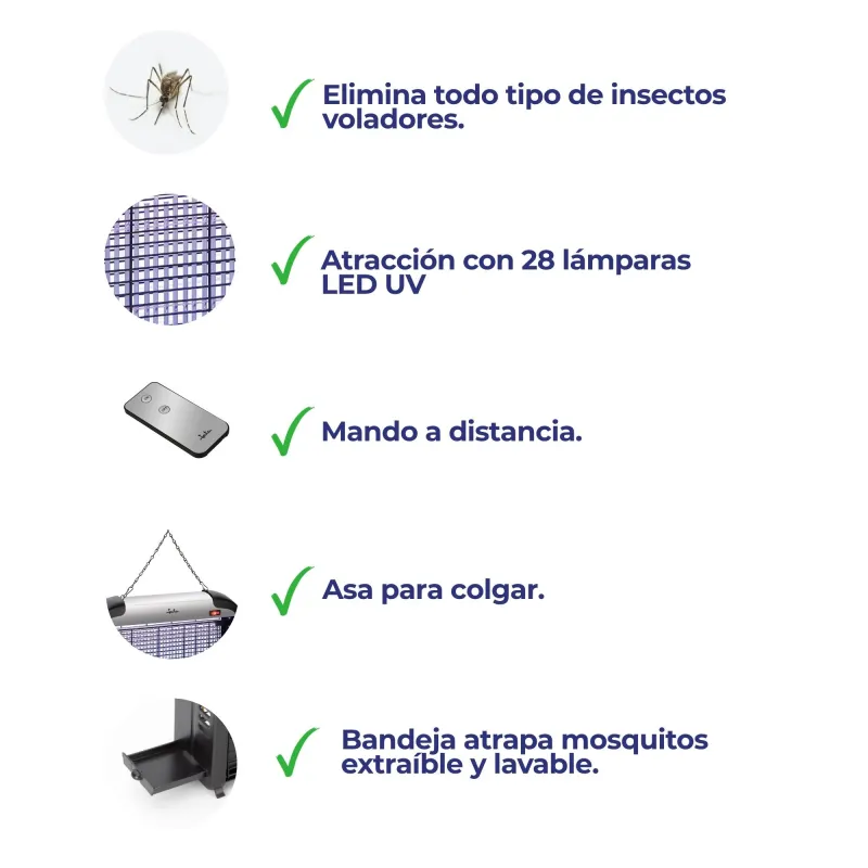 Anti mosquitos eléctrico con mando a distancia...