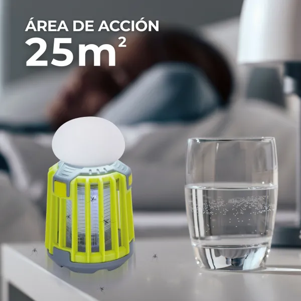 Antimosquitos y lámpara portátil 2 en 1 MIB9V