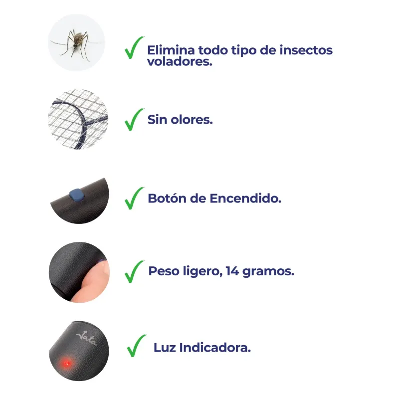 Raqueta eléctrica antimosquitos MOST3554