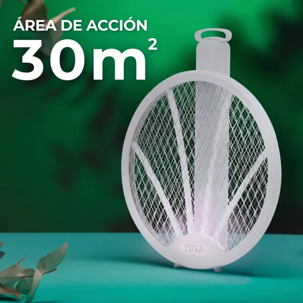 Raqueta eléctrica antimosquitos plegable MOST3555