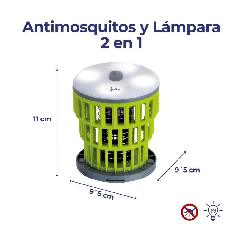 Antimosquitos y lámpara plegable MIB10