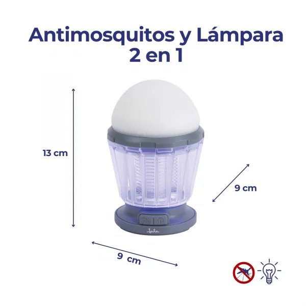 Elimina insectos y lámpara portátil 2 en 1 MOST3522