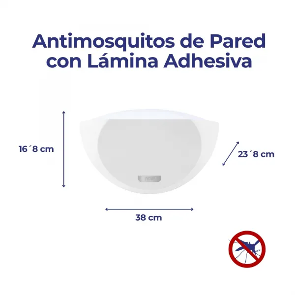 Antimosquitos de pared con lámina adhesiva MOST2551