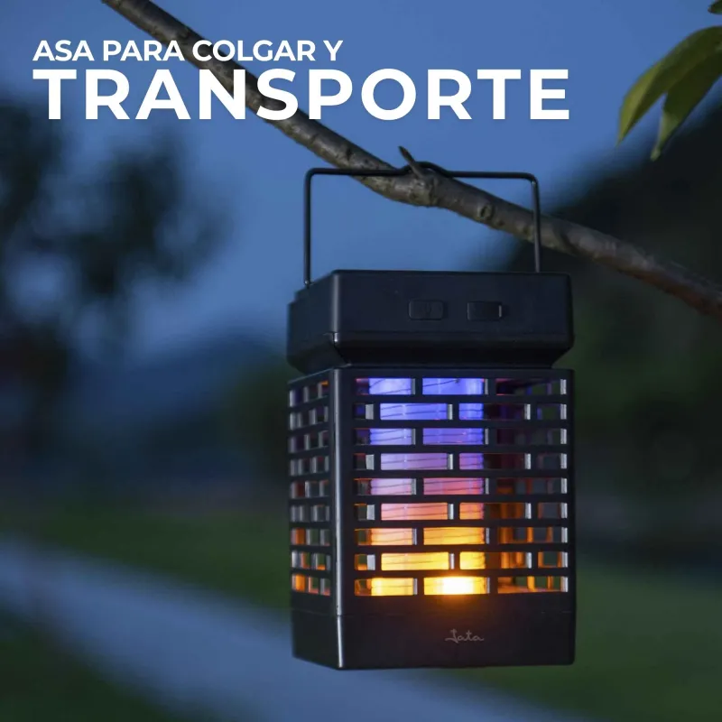 Lámpara solar exterior elimina insectos 2 en 1...