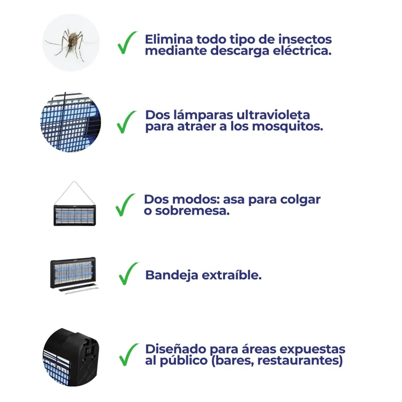 Elimina insectos eléctrico MOST3548