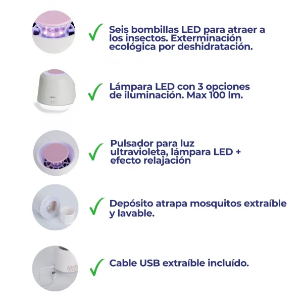 Antimosquitos y lámpara portátil MT2