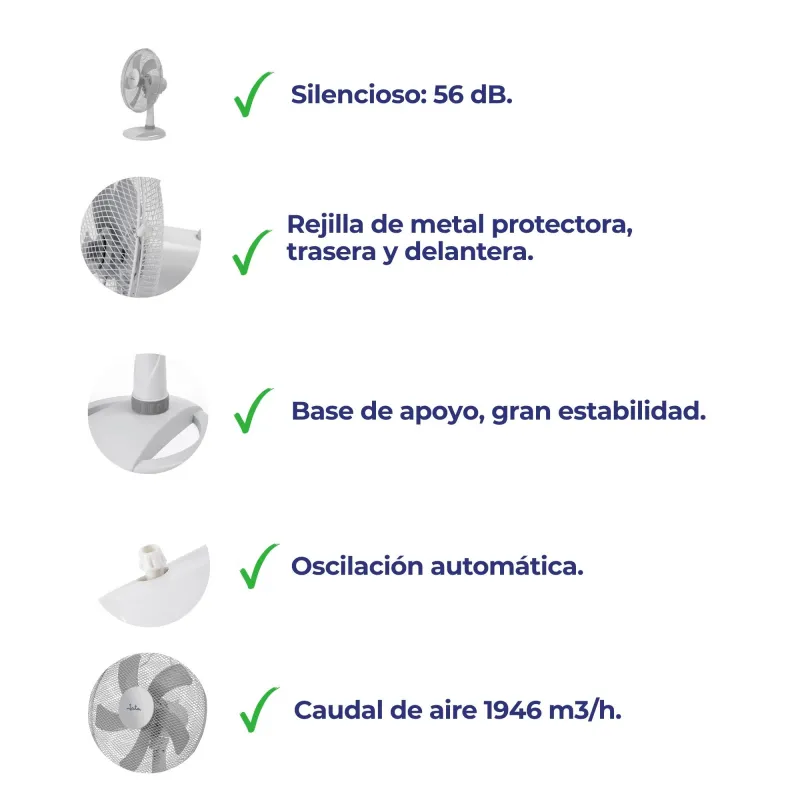 Ventilador de mesa JVVM3026