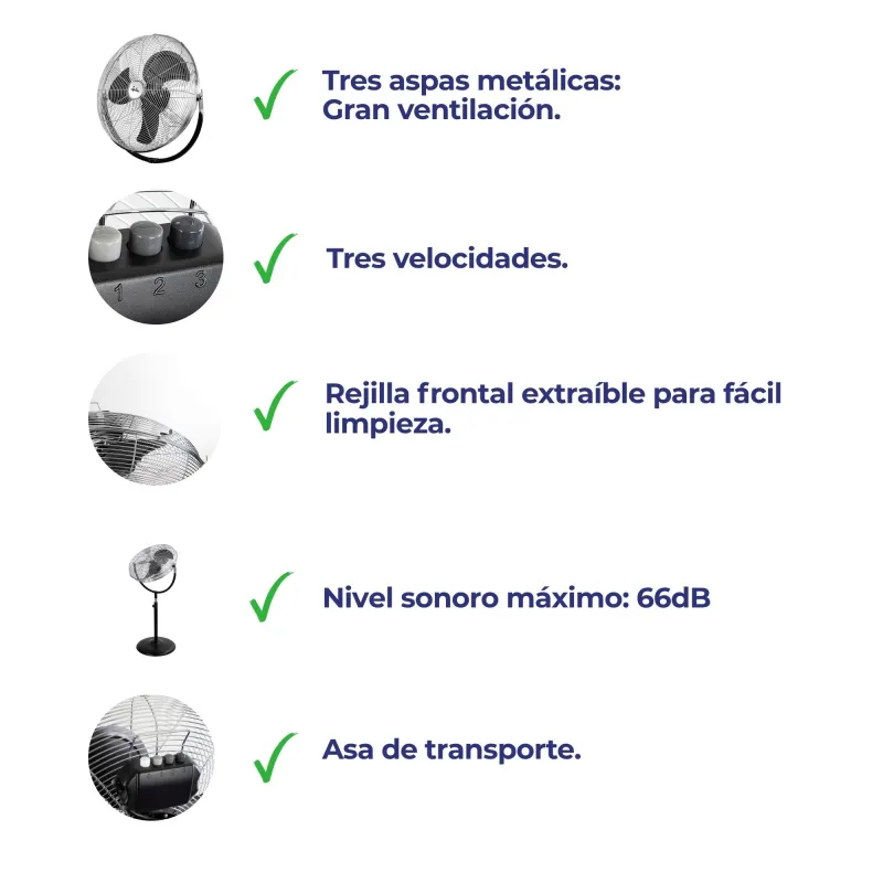 Circulador de pie industrial JVVP3055