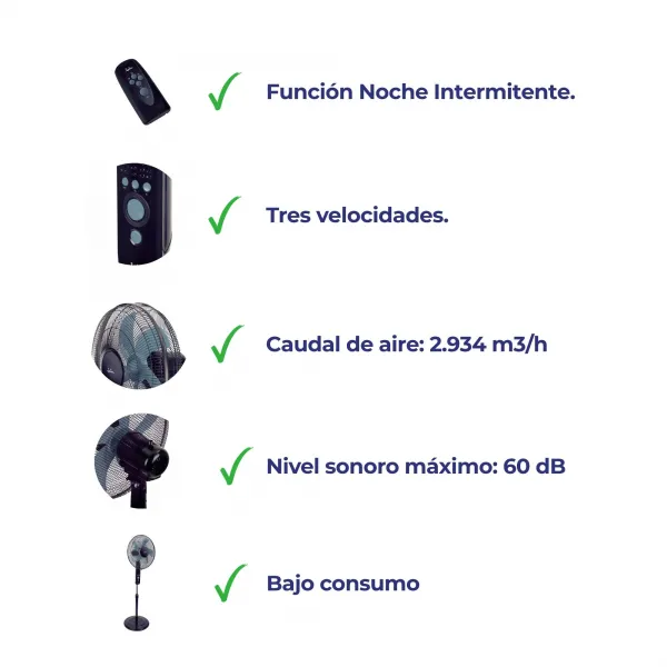 Ventilador de pie JVVP3145