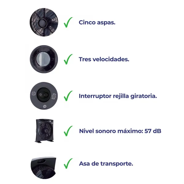 Ventilador de suelo JVVS3112