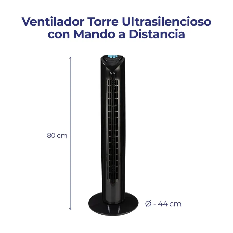 Ventilador Torre Ultrasilencioso con mando a...