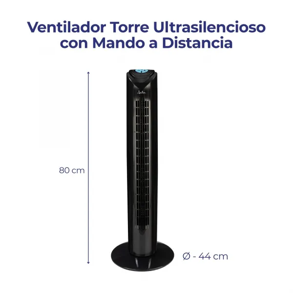 Ventilador Torre Ultrasilencioso con mando a distancia JVVT3042