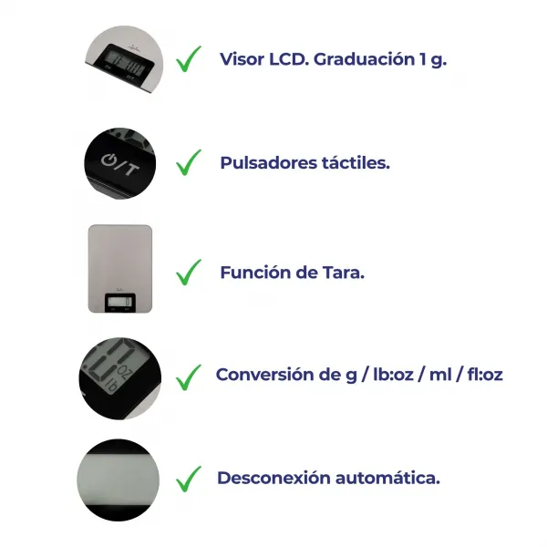 Balanza Electrónica HBAL1211