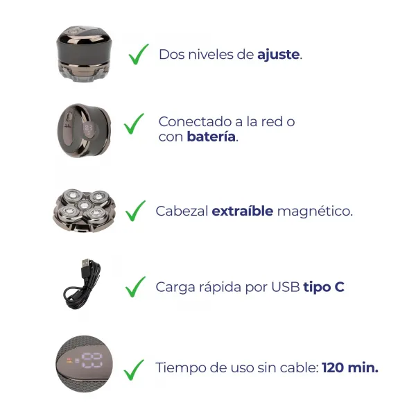 Afeitadora de cabeza JBMA1444