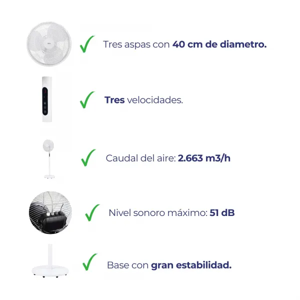 Ventilador de pie JVVP3062