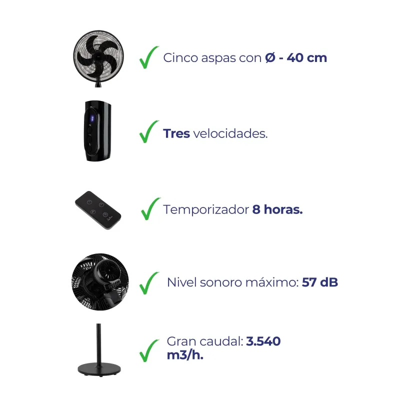 Ventilador de pie JVVP3063