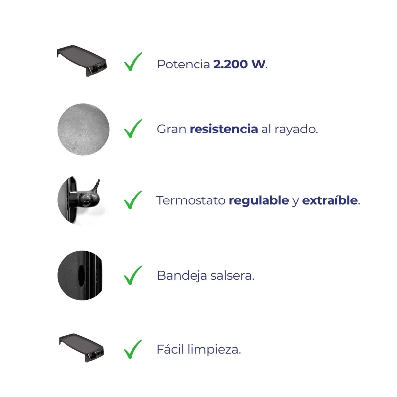 Planchas de cocina GR195