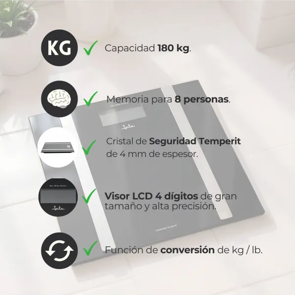 Báscula de Baño Analizadora Corporal HBAS2531