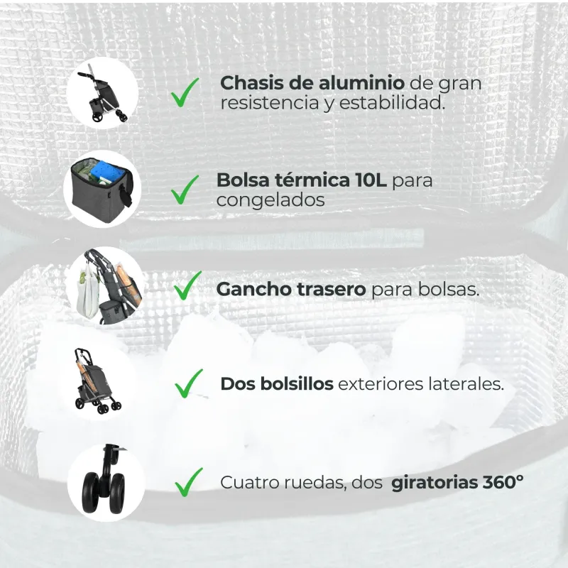 Carro de Compra 40 litros HCAR2502