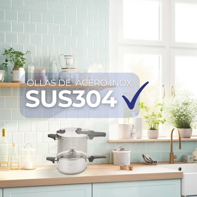 Set Dúo Ollas a Presión Express de 4+7L HOLL2547