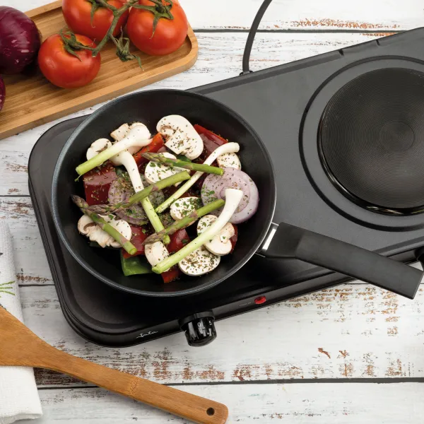 Cocina Eléctrica Doble Fuego JECE1252