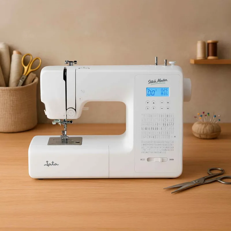 Máquina de coser electrónica LCD JSMC1120